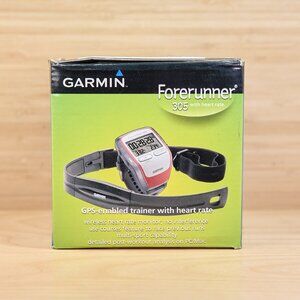 Garmin Forerunner 305 GPS Running Watch Heart Rate Monitor Bundle Tested Works